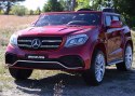 MERCEDES GLS 63, 4 SILNIKI, 2X12 V, MIĘKKIE KOŁA, MIĘKKIE SIEDZENIE DLA 2 DZIECI/HL228