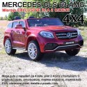 MERCEDES GLS 63, 4 SILNIKI, 2X12 V, MIĘKKIE KOŁA, MIĘKKIE SIEDZENIE DLA 2 DZIECI/HL228