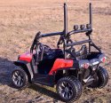 MEGA BUGGY UTV DLA 2 DZIECI, 4 SILNIKI, MIĘKKIE SIEDZENIE, MIĘKKIE KOŁA/7988-HIGH