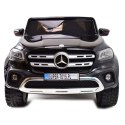 MERCEDES X LICENCJA, - 4X4 , 2x12V PANEL MP4, MIĘKKIE KOŁA EVA, MIĘKKIE SIEDZENIE, LAKIER POLEROWANY, FUNKCJA BUJANIA FULL OPC