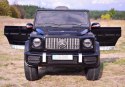 MERCEDES G63 AMG, MIĘKKIE KOŁA EVA, MIĘKKIE SIEDZENIE FULL OPCJA/BBH0002 4x4 - POWIĘKSZONY AKUMULATOR 12V7Ah