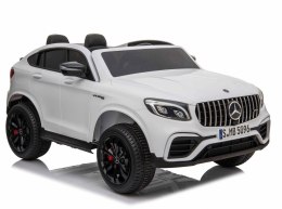 MERCEDES GLC 63S LICENCJA, 4X4, 2x12V, MIĘKKIE KOŁA EVA, MIĘKKIE SIEDZENIE, WALIZKA, FULL OPCJA/XMX608