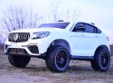 MERCEDES GLC 63S LICENCJA, 4X4, 2x12V, MIĘKKIE KOŁA EVA, MIĘKKIE SIEDZENIE, WALIZKA, FULL OPCJA/XMX608