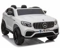 MERCEDES GLC 63S LICENCJA, 4X4, 2x12V, MIĘKKIE KOŁA EVA, MIĘKKIE SIEDZENIE, WALIZKA, FULL OPCJA/XMX608