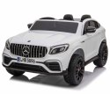 MERCEDES GLC 63S LICENCJA, 4X4, 2x12V, MIĘKKIE KOŁA EVA, MIĘKKIE SIEDZENIE, WALIZKA, FULL OPCJA/XMX608