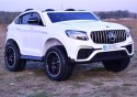 MERCEDES GLC 63S LICENCJA, 4X4, 2x12V, MIĘKKIE KOŁA EVA, MIĘKKIE SIEDZENIE, WALIZKA, FULL OPCJA/XMX608