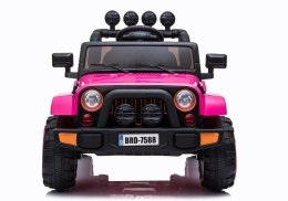 Auto na Akumulator Jeep BRD-7588 4x4 Różowy