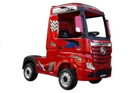 Auto na Akumulator Mercedes Actros Czerwone Lakier