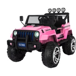 MEGA JEEP SUNSHINE, NAPĘD 4X4, 2X12V ,WOLNY START/ MIĘKKIE KOŁA, BLUETOOTH, RADIO EXCLUSIVE/2388