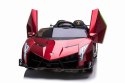 ORYGINALNE LAMBORGHINI VENENO NA AKUMULATOR, MIĘKKIE KOŁA, MIĘKKIE SIEDZENIE, LAKIER/XMX617