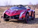 ORYGINALNE LAMBORGHINI VENENO NA AKUMULATOR, MIĘKKIE KOŁA, MIĘKKIE SIEDZENIE, LAKIER/XMX617