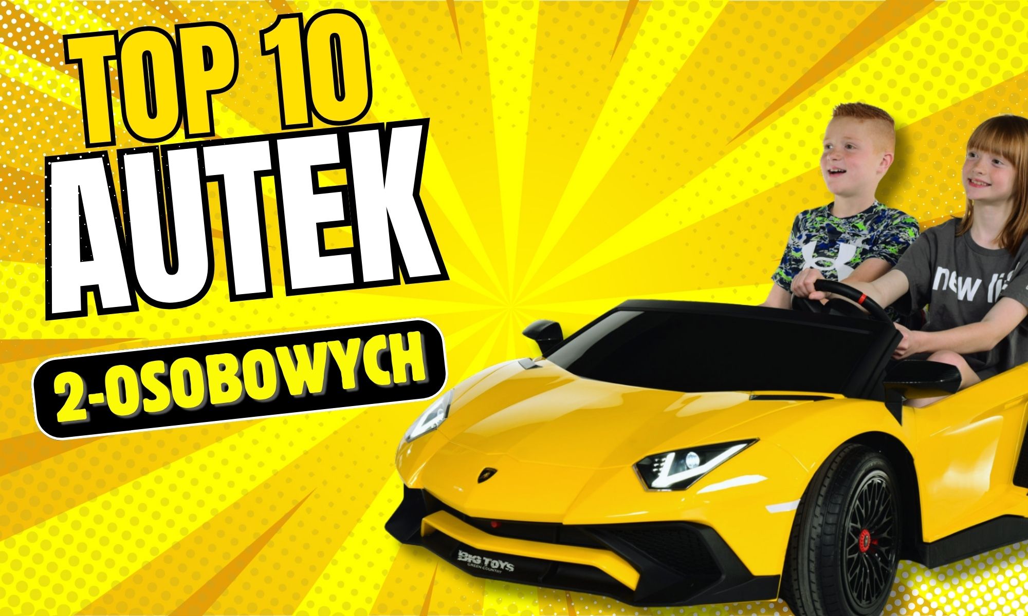 Najlepsze dwuosobowe autka na akumulator RANKING TOP10 w 2026r.